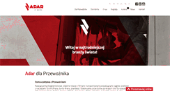 Desktop Screenshot of adar.pl