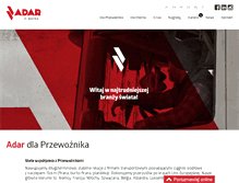 Tablet Screenshot of adar.pl